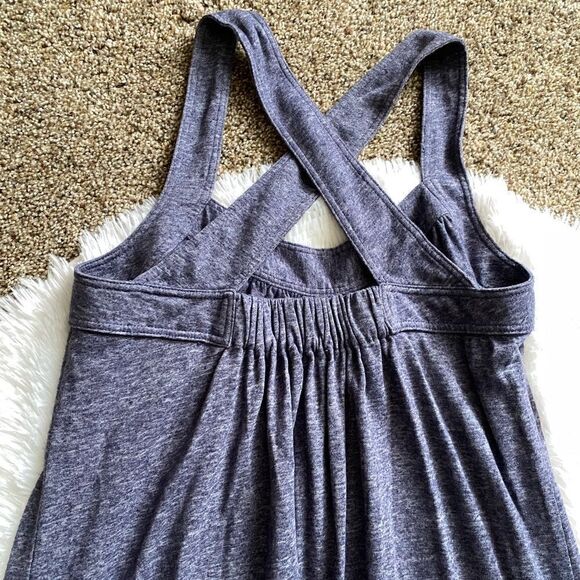 Michael Stars Linen Blend Dress Elastic Back Womens Size Small - Picture 4 of 6